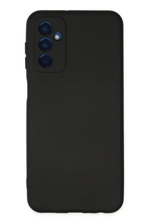 Samsung Uyumlu Galaxy M23 Kılıf Nano içi Kadife Silikon - Siyah