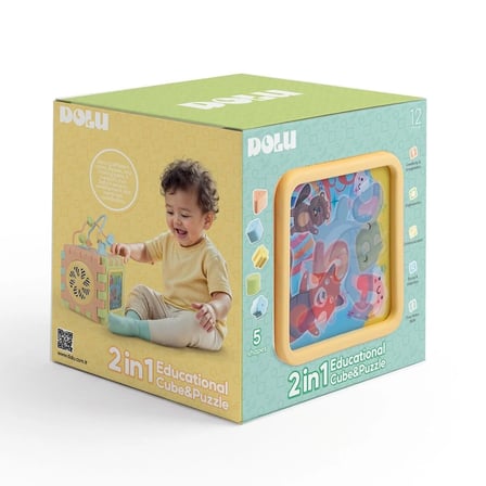5292 Oyuncak Educatıonal Cube Puzzle