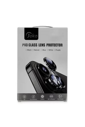 Joko Apple Uyumlu iPhone 16 Pro Max PVD Metal Kamera Lens - Siyah