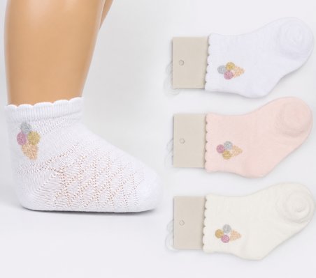 Togo Aks Kız Bebek Soket K43018 adet fiyatıdır