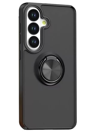 Samsung Galaxy S26 Montreal Yüzüklü Silikon Kapak - Siyah