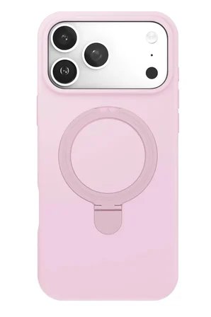 Apple iPhone 17 Pro Regal Magsafe Standlı Kapak - Açık Pembe