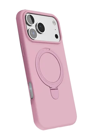 Apple iPhone 17 Pro Regal Magsafe Standlı Kapak - Açık Pembe