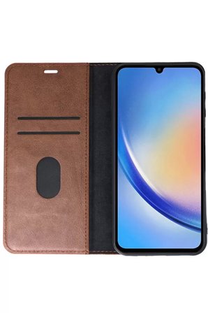 Samsung Galaxy A24 4G Kılıf Trend S Plus Kapaklı Kılıf - Taba