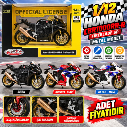 68728 1/12 Honda CBR1000RR Fıreblade Motor Metal Model
