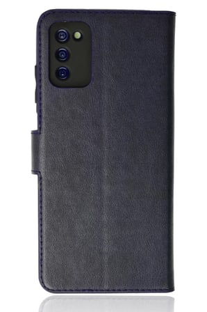 Samsung Galaxy A03S Kılıf Trend S Plus Kapaklı Kılıf - Lacivert