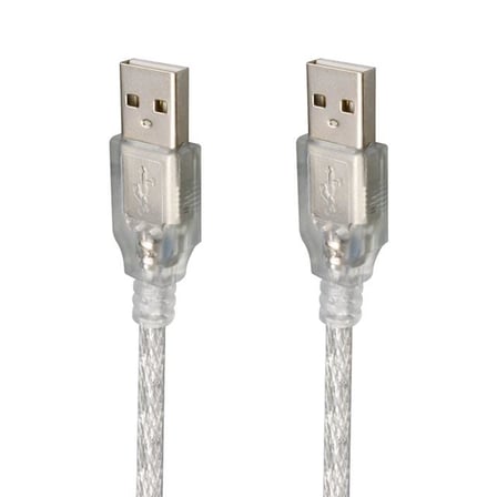 PM-19803 Şeffaf 3 Metre Usb Erkek-Erkek Kablo