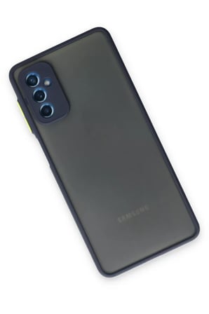 Samsung Galaxy M52 5G Kılıf Montreal Silikon Kapak - Lacivert