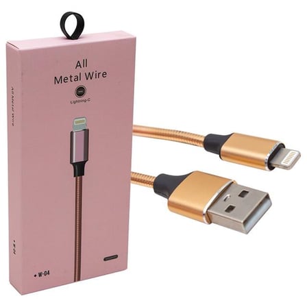 PM-3800 Metal Lightning Şarj Kablosu