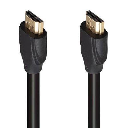 Fully G-507AS 1.5 Metre Düz Siyah Gold Uçlu HDMI Kablo