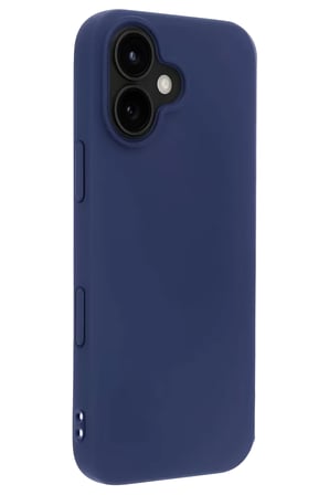Apple iPhone 17 Nano içi Kadife Silikon - Lacivert