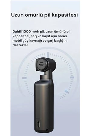 4k Ultra Hd 270° Döndürülebilir Su Geçirmez Wifi Vlog Spor Ve Aksiyon Kamerası