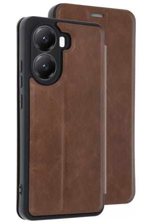 Xiaomi Poco X7 Pro Kılıf Flip Cover - Taba