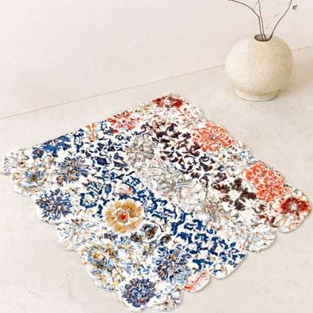 Dikdörtgen Kaydırmaz Su Emici Banyo Paspası 70x34 cm