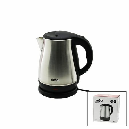Çelik Kettle Su Isıtıcısı Kablosuz Kullanım 1.8LT 360° Dönebilme Otomatik Kapanma SK-8028