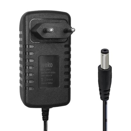 Weko WK-37841 Yerli Üretim 36 Volt - 1 Amper 5.5*2.5 Mm Uçlu Priz Tipi Adaptör