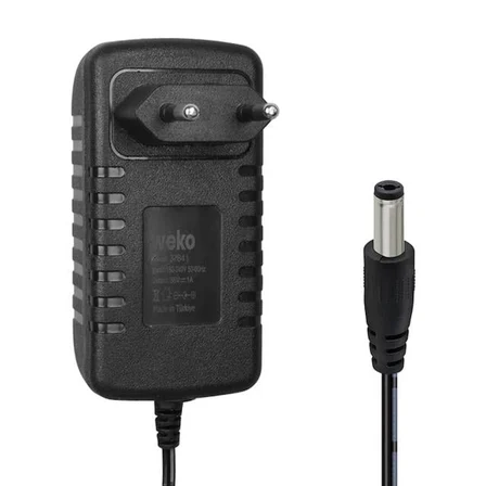 Weko WK-37841 Yerli Üretim 36 Volt - 1 Amper 5.5*2.5 Mm Uçlu Priz Tipi Adaptör