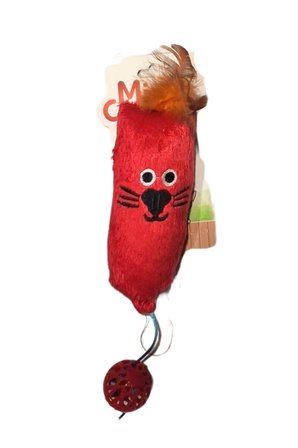 Peluş Kedi Oyuncağı Kırmızı
