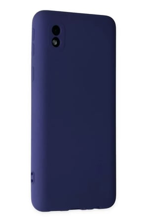 Samsung Uyumlu Galaxy A01 Core Kılıf Nano içi Kadife Silikon - Lacivert