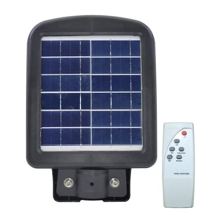 Horoz 50W Siyah Led Solar Gunes Enerjili Lamba Sokak Armatur Beyaz İsik