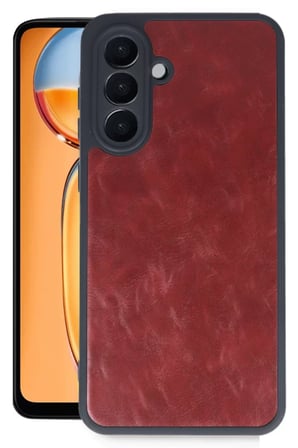 Samsung Galaxy A26 Kılıf Aras Deri Kapak - Bordo