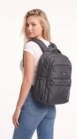 Unisex Geniş İç Hacimli Çok Bölmeli Günlük ve Okul Sırt Çantası