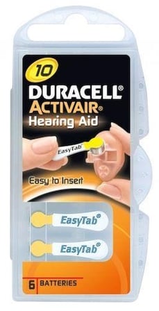Mey İthalat Duracell No:10 İşitme Cihazı Pili