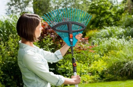 Mey İthalat Gardena 3099-20 Combisystem Plastik Ayarlanabilir Tırmık