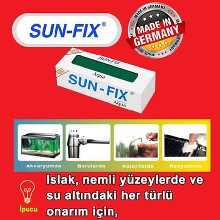 Mey İthalat SUN FİX Aqua Kaynak Macunu 50 Gr