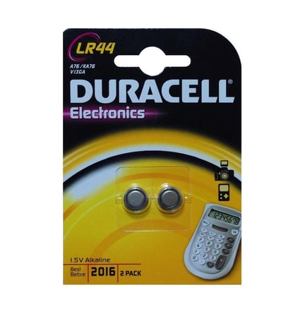 Mey İthalat Duracell LR44/AG13/A76 1.5 Volt Alkalin Pil 2'li Paket