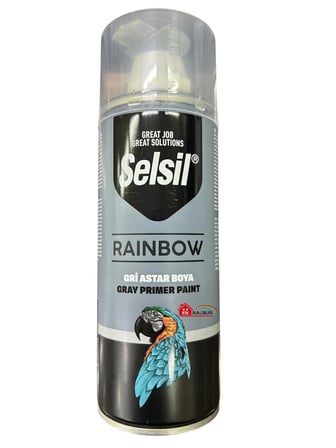 Mey İthalat Selsil Rainbow Akrilik Sprey Astar 7042 Gri