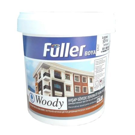 Mey İthalat Füller Woody Su Bazlı Şeffaf Vernik 0,75 Litre