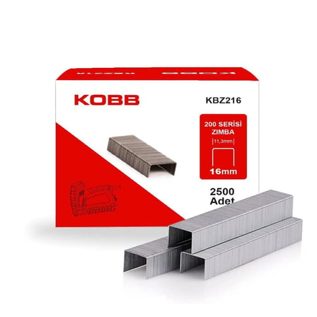 Mey İthalat Kobb KBZ216 16 mm 2500 Adet Zımba Teli
