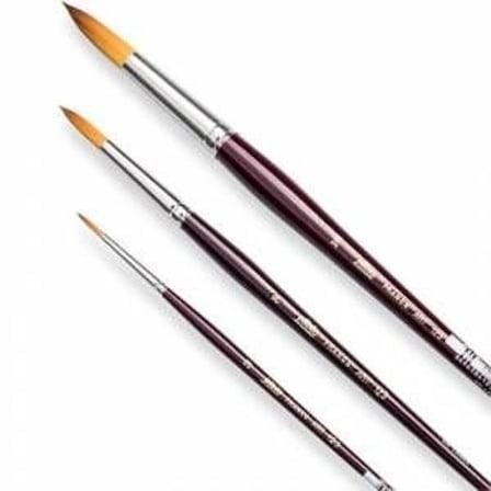 Mey İthalat Luna Suluboya - Rütuş Fırçası Yuvarlak No: 6