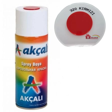 Mey İthalat Akçalı Sprey Boya 400 ml 320 Kırmızı