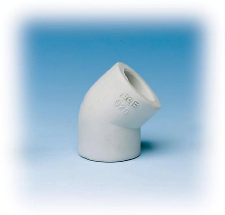 Mey İthalat Ege Yıldız PPRC 20 mm Dirsek 45º Gri