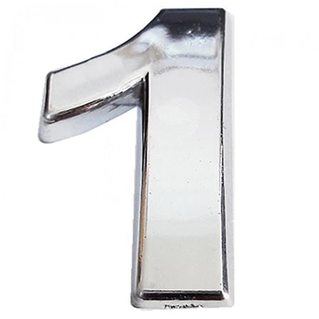 Mey İthalat Cemax Krom Yapışkanlı 1 Rakamı 5 cm
