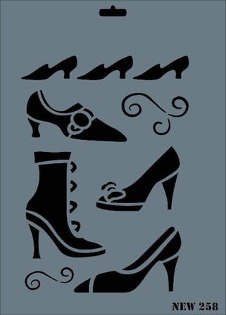 Mey İthalat Rich New Seri N-258 Stencil 35x25 cm