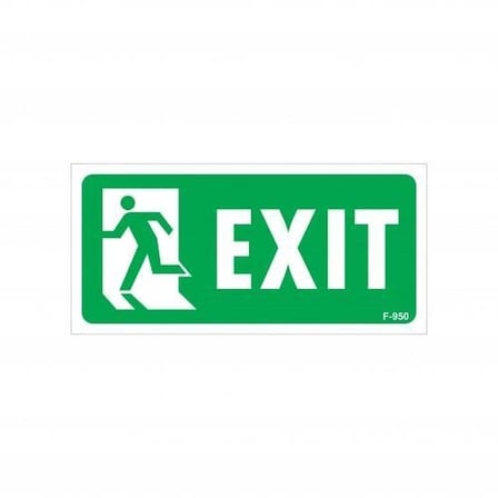 Mey İthalat Exit Sol Uyarı Levhası 17,5x25 KOD:950