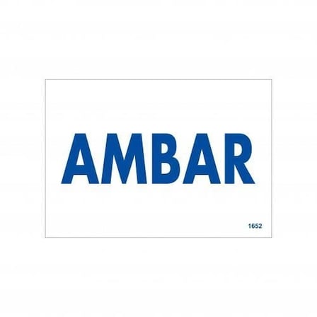 Mey İthalat Amabar Uyarı Levhası 17,5x25 KOD:1652