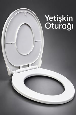 Mey İthalat Çift Kullanımlı Çocuk ve Yetişkin Klozet Kapağı