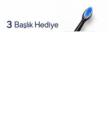 Mey İthalat 5 Çalışma Modlu Siyah Elektrikli Diş Fırçası 3 Yedek Başlık Hediyeli