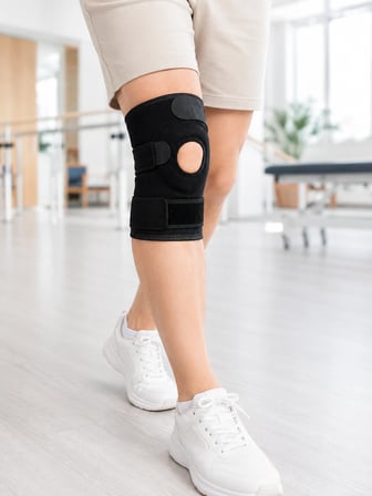 Mey İthalat Kısa Ligamentli Dizlik Açık Diz Kapağı Ayarlanabilir Cırtlı Diz Destekleyici Spor Dizlik