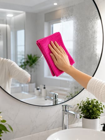 Mey İthalat Yüksek Su Emici Mikrofiber Temizlik Bezi Cam, Mutfak ve Banyo Temizliği