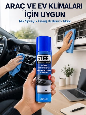 Mey İthalat Araç Kliması ve Ev Tipi Klimalar İçin Temizlik Çözümü