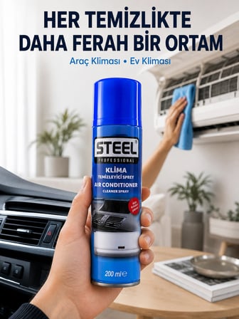 Mey İthalat Klima ve Araç Havalandırma Temizleyici Sprey