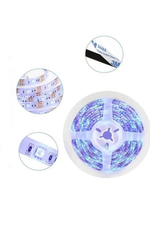 Mey İthalat RGB Şerit Led 10 Metre Led Işık Kumanda ile Kontrol RGB