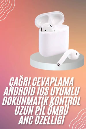 Mey İthalat Yeni Nesil Dokunmatik Kontrol Çağrı Cevaplayabilen Kablosuz Bluetooth Kulaklık