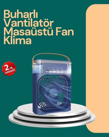 Mey İthalat Modern Tasarımlı Kompakt ve Güçlü Hava Üfleyen Fan