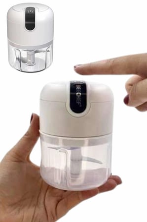 Mey İthalat Mini El Rondosu Şarjlı Doğrayıcı Taşınabilir Rondo Blender 250 ML